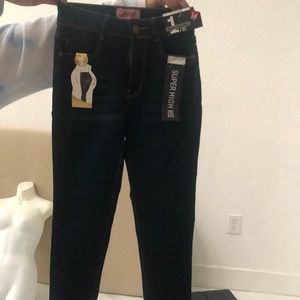 High rise jeans